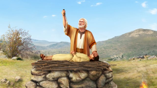 Inialay ni Abraham si Isaac