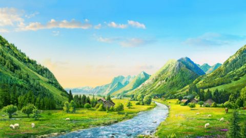 Isang Dakilang Bundok, Isang Maliit na Sapa