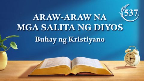 Pang Araw-araw na Salita ng Diyos-0537