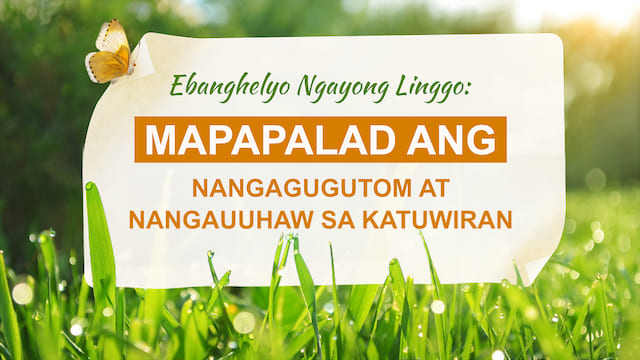 Bible Verse of the Day Tagalog - Paliwanag sa Mateo 5:6